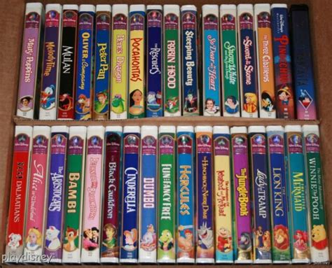 ebay disney vhs collection|disney vhs collection worth money.